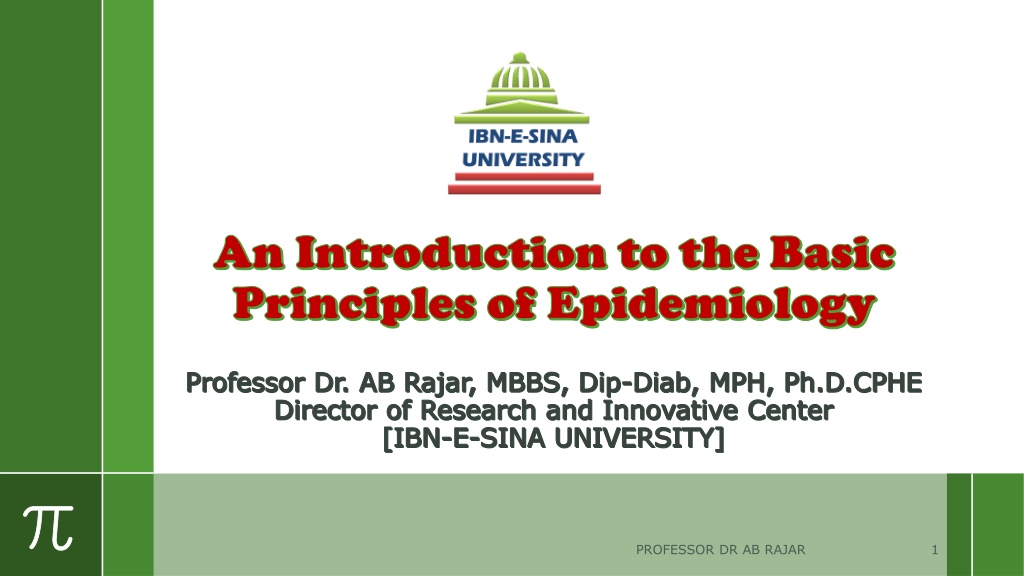 PPT - BASIC PRINCIPLES OF EPIDEMIOLOGY PowerPoint Presentation, Free ...