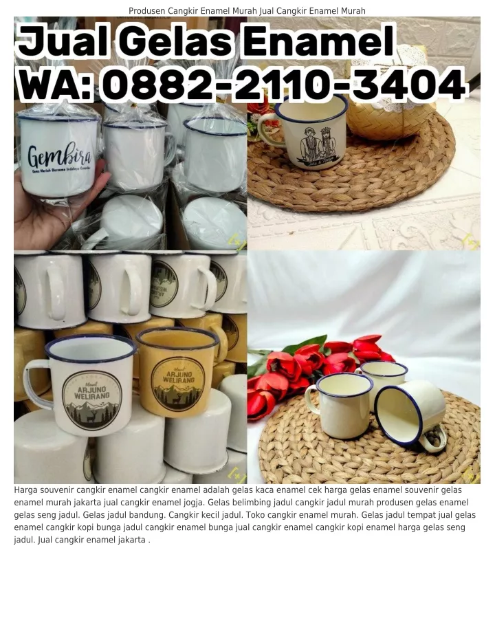 Ppt O88ᒿᒿ11oЗᏎoᏎ Wa Souvenir Cangkir Jadul Harga Gelas Seng Jadul Powerpoint Presentation 5309