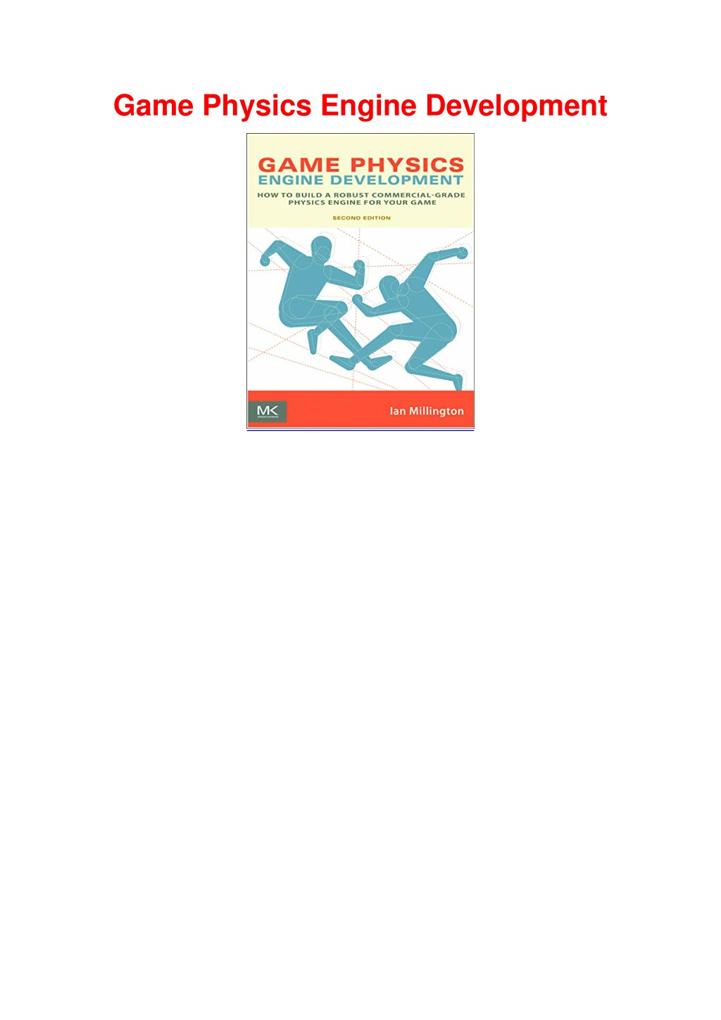 PPT - DOWNLOAD/PDF Game Physics Engine Development PowerPoint ...