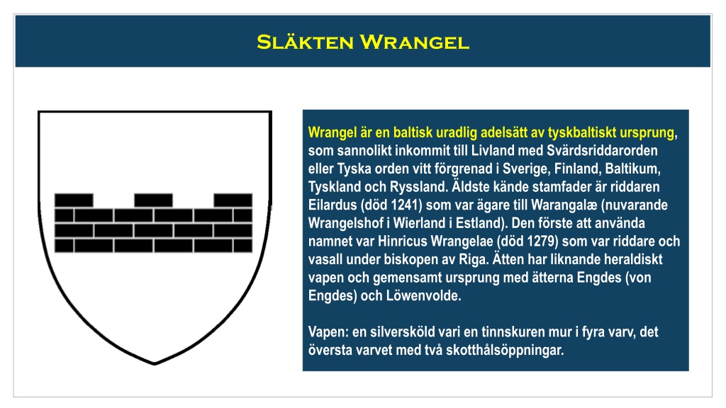 PPT - Wrangelska Palatset PowerPoint Presentation, Free Download - ID ...