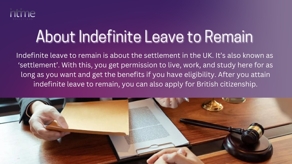 personal statement for indefinite leave to remain