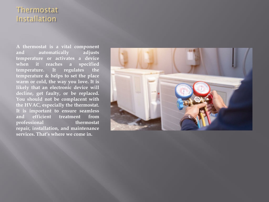 Thermostat Emergency Installation Services Near Me photo