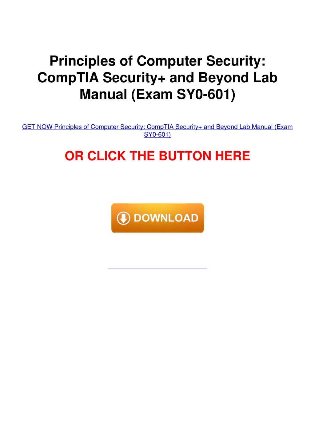 PPT - (PDF/DOWNLOAD) Principles Of Computer Security: CompTIA Security ...