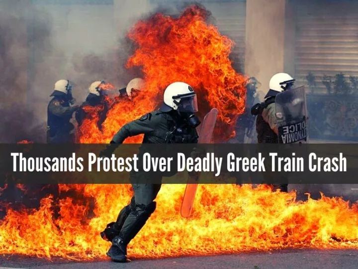 thousands protest over deadly greek train crash n.