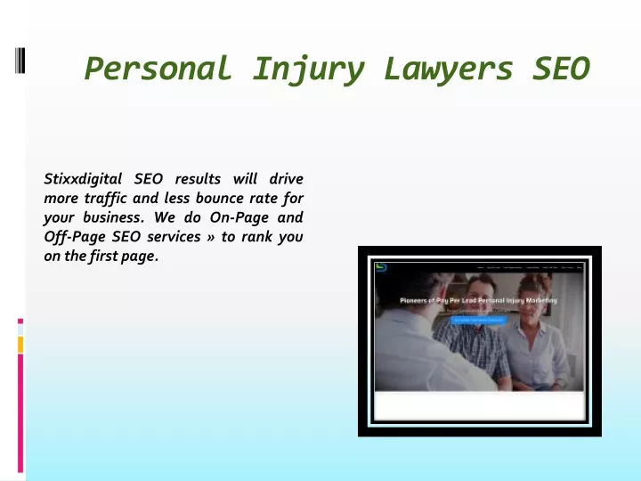 Ppt Personal Injury Lawyers Seo Powerpoint Presentation Free Download Id 12047728