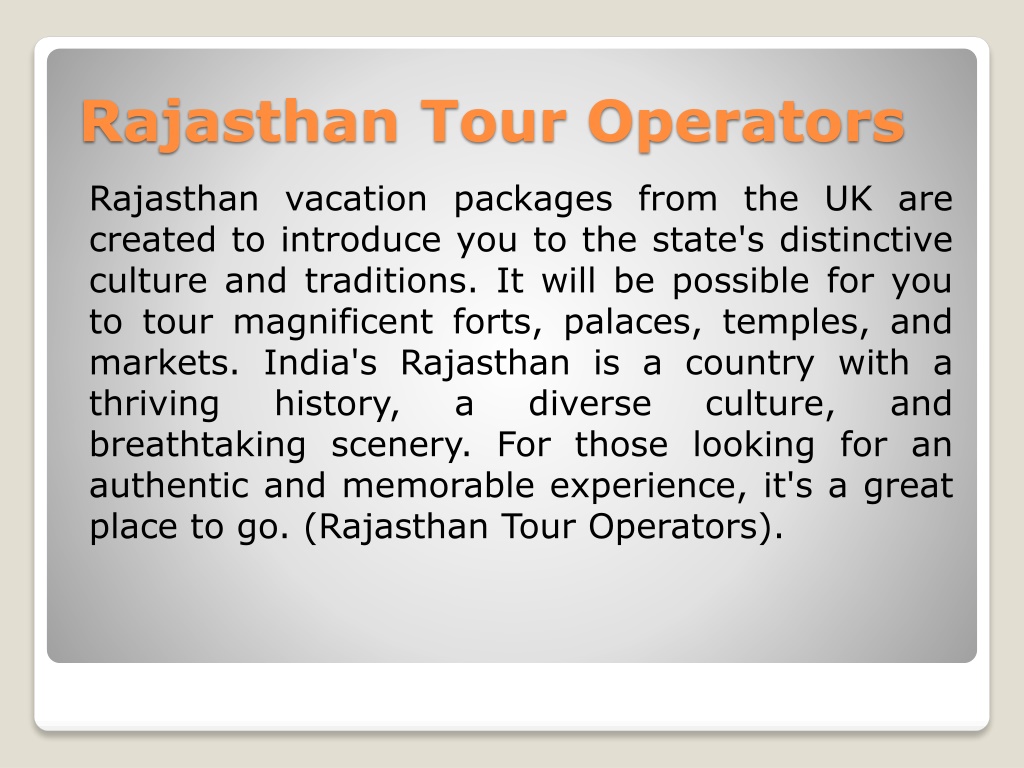 rajasthan association of tour operators