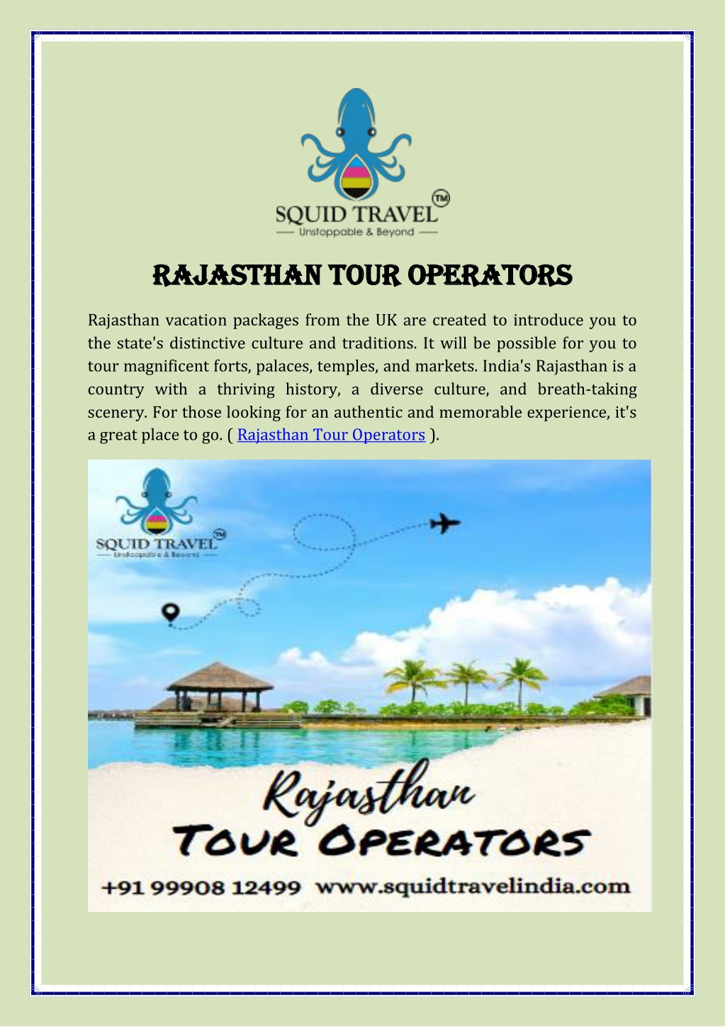 tour operators in rajasthan