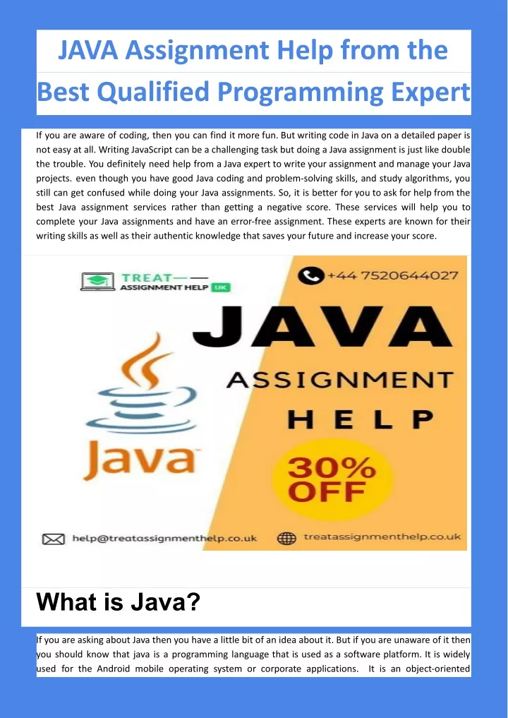 java assignment help.com
