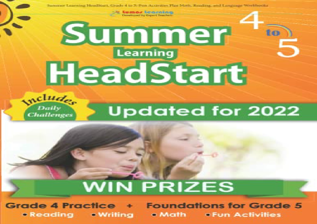 PPT - [DOWNLOAD PDF] Summer Learning HeadStart, Grade 4 to 5: Fun ...