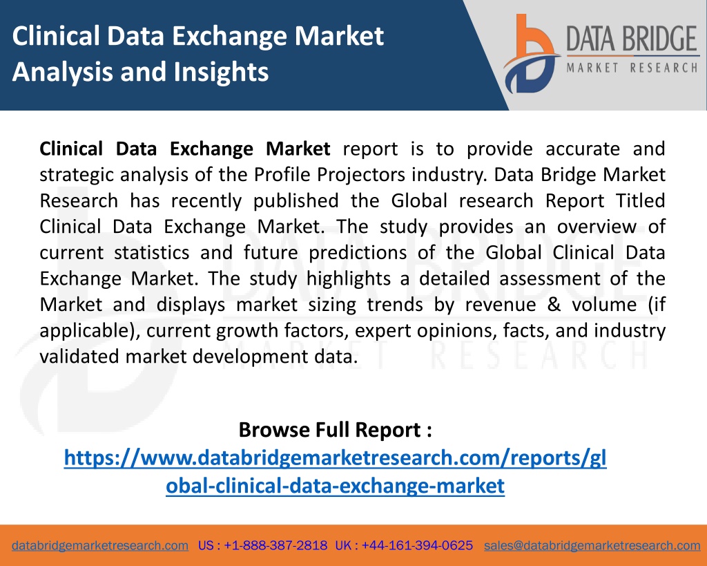 PPT - Clinical Data Exchange Market PowerPoint Presentation, free ...
