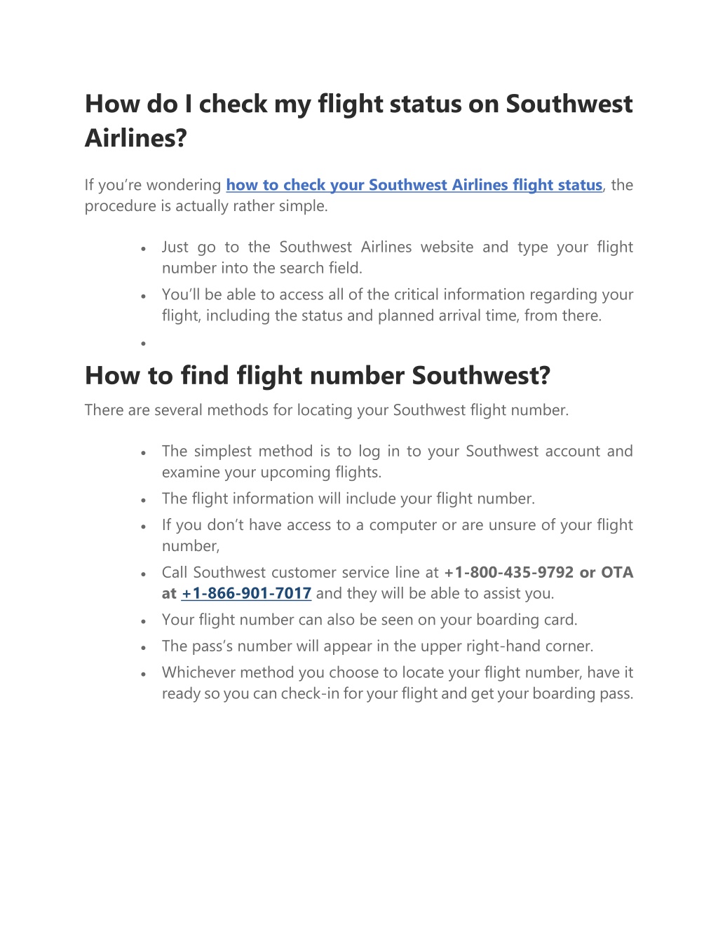 PPT - How to check flight status Southwest PowerPoint Presentation ...