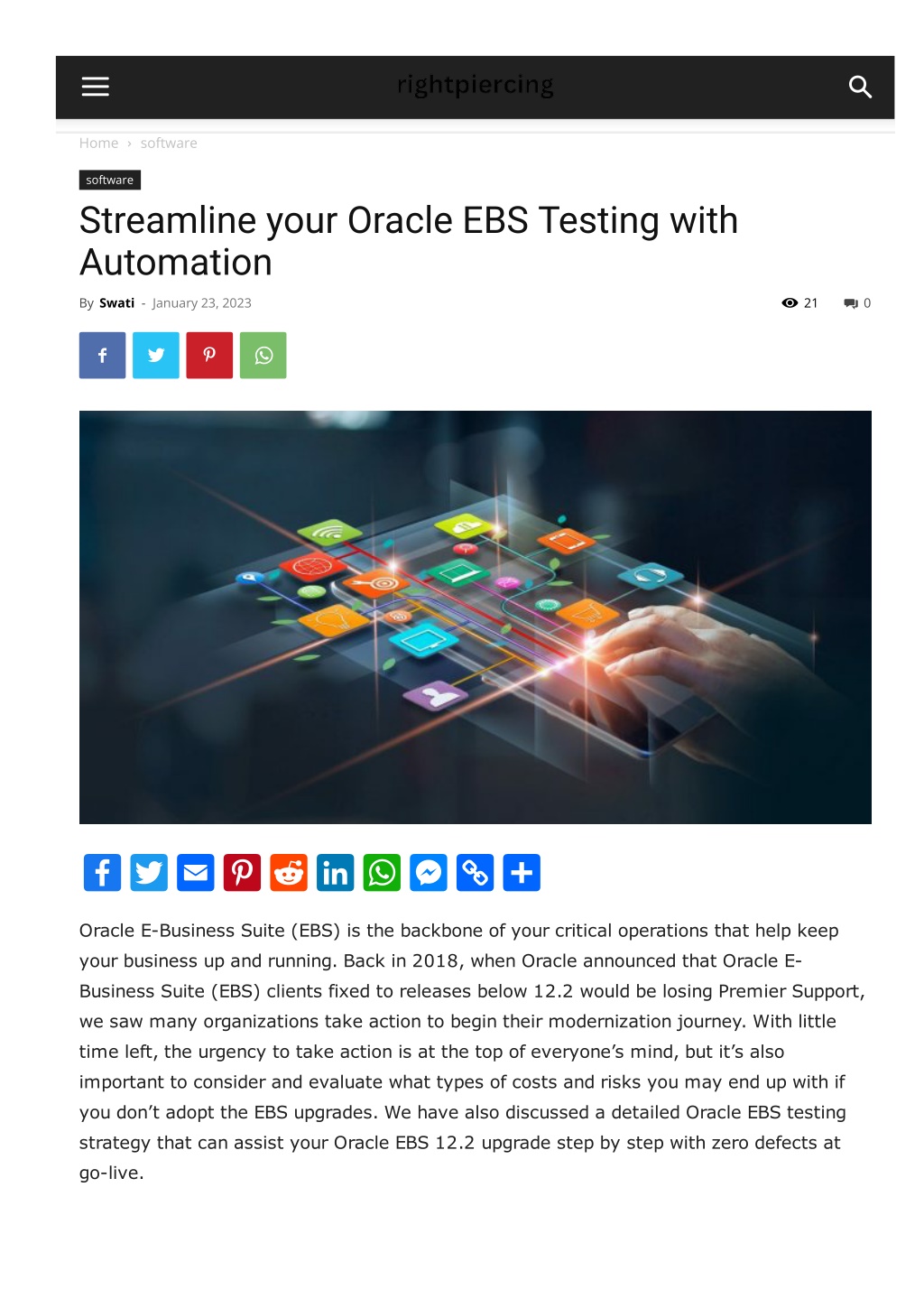 PPT Streamline Your Oracle EBS Testing With Automation PowerPoint