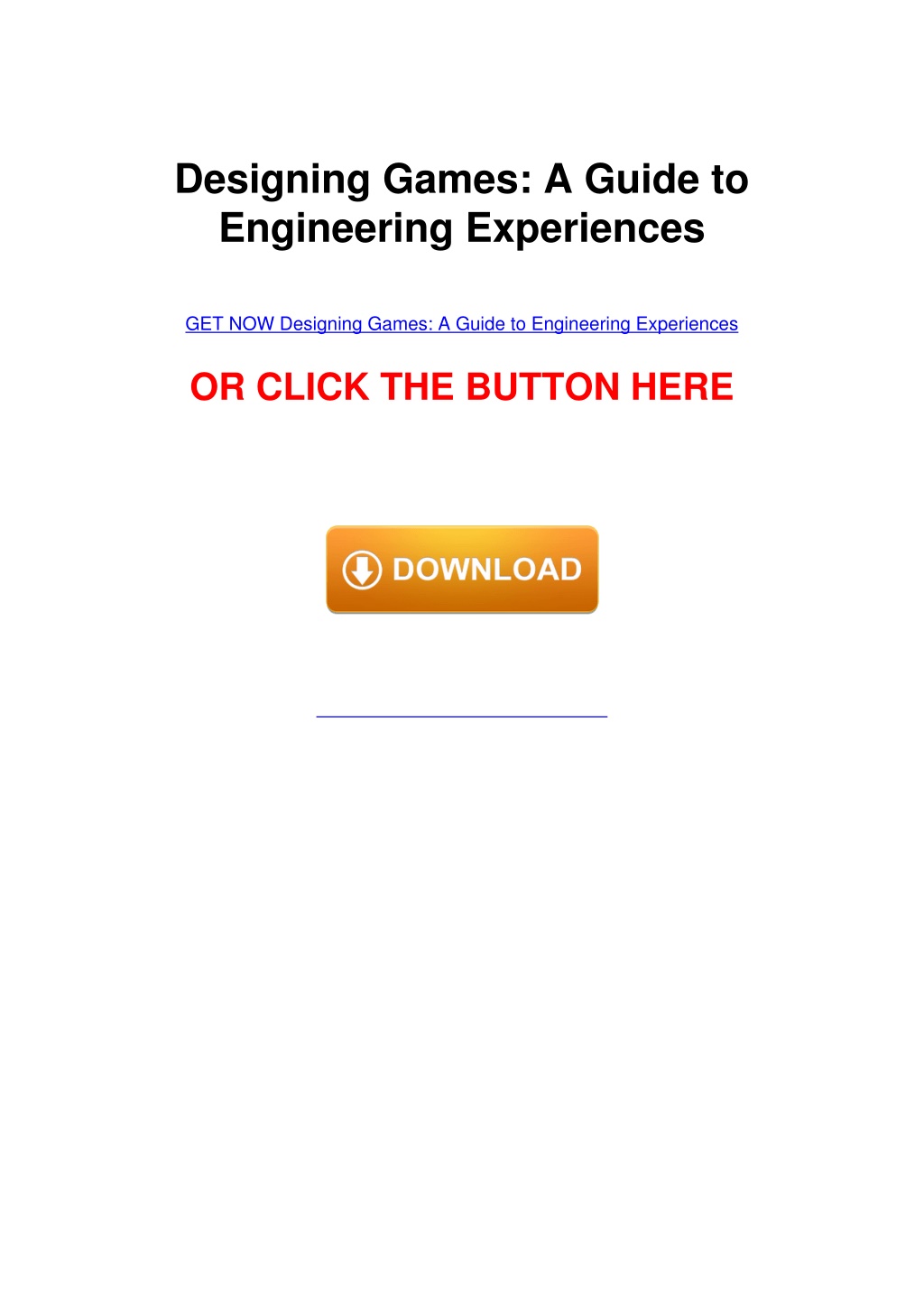 PPT - _PDF_ Designing Games: A Guide to Engineering Experiences ...