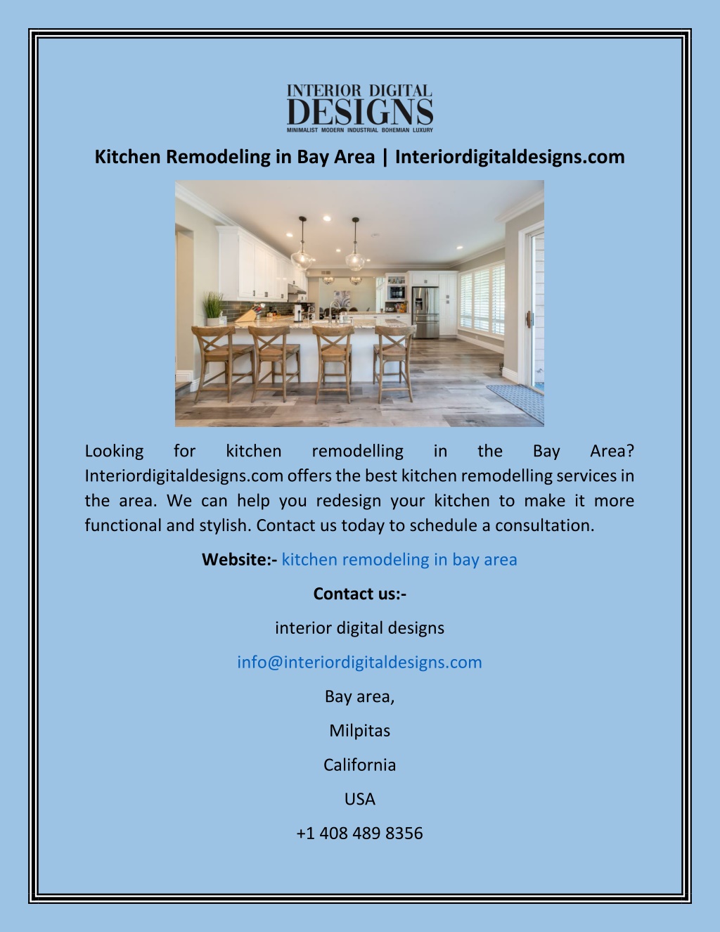 PPT - Kitchen Remodeling in Bay Area Interiordigitaldesigns PowerPoint ...