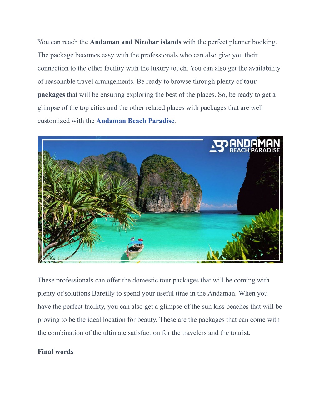 PPT - Best Andaman Travel Packages PowerPoint Presentation, free ...