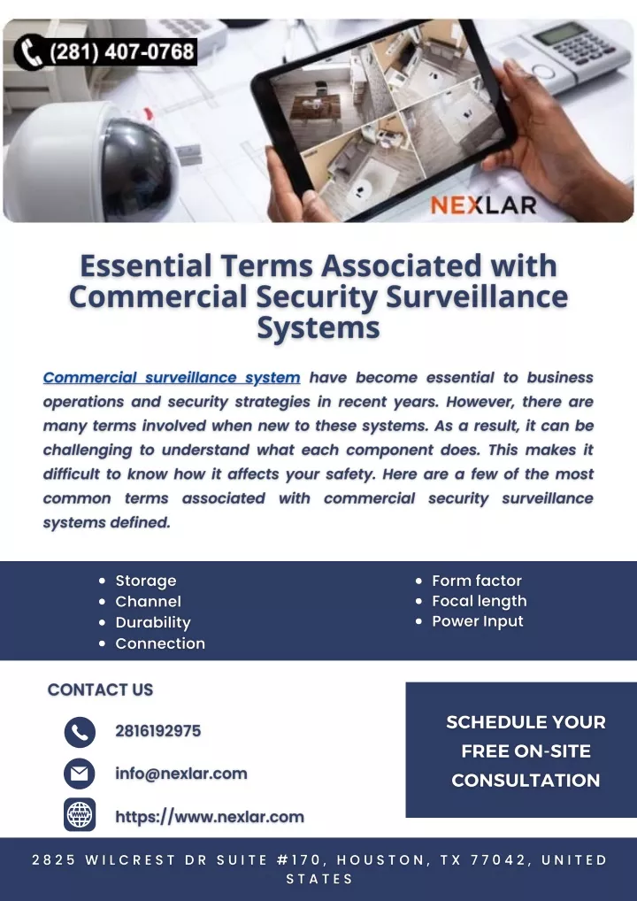 PPT Essential Terms Associated with Commercial Security Surveillance