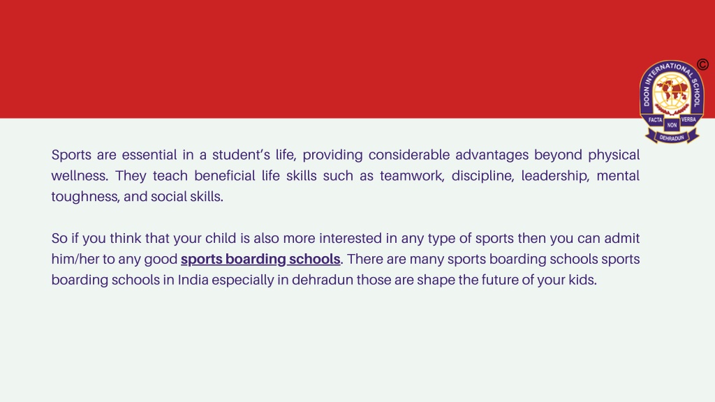 Importance of Sports in a Student's Life