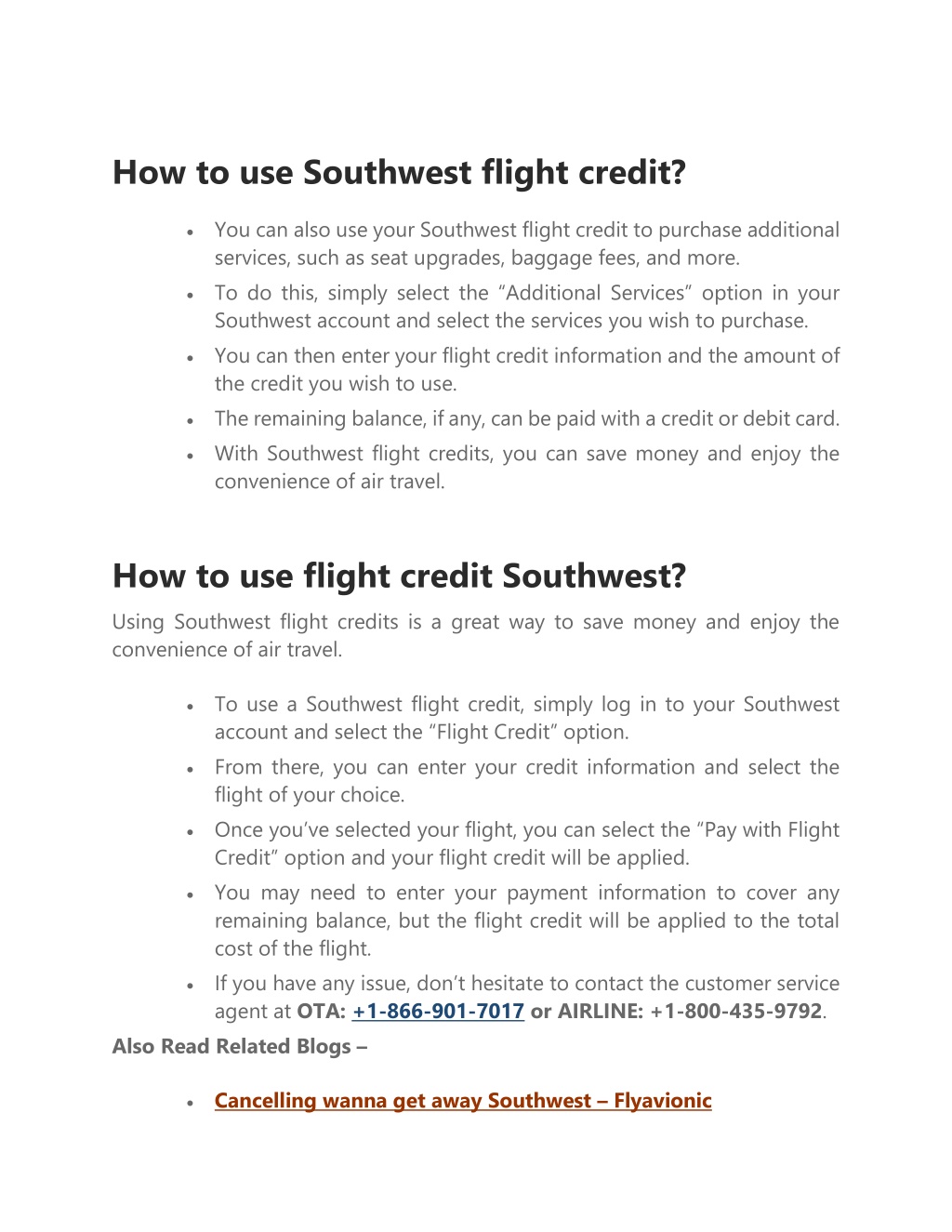 PPT - How to cancel flight with Southwest PowerPoint Presentation, free ...