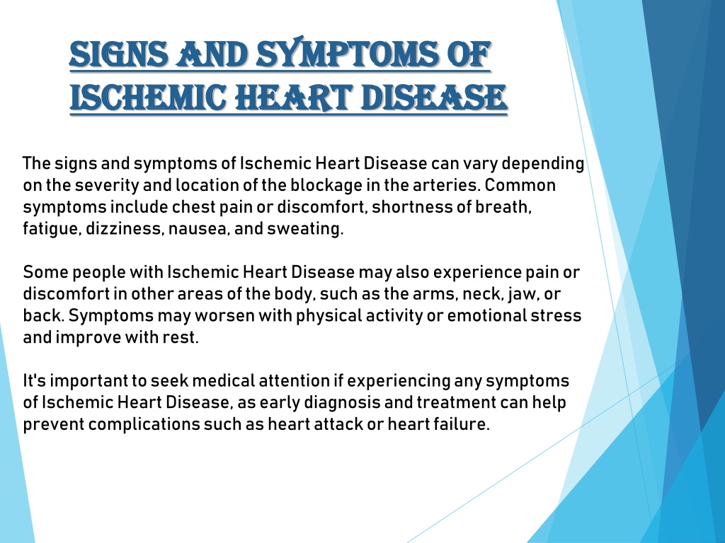 PPT - A Comprehensive Guide to Ischemic Heart Disease PowerPoint ...