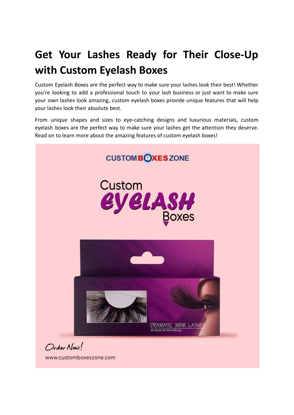 Ppt Custom Eyelash Boxes Powerpoint Presentation Free Download Id12057515 1370