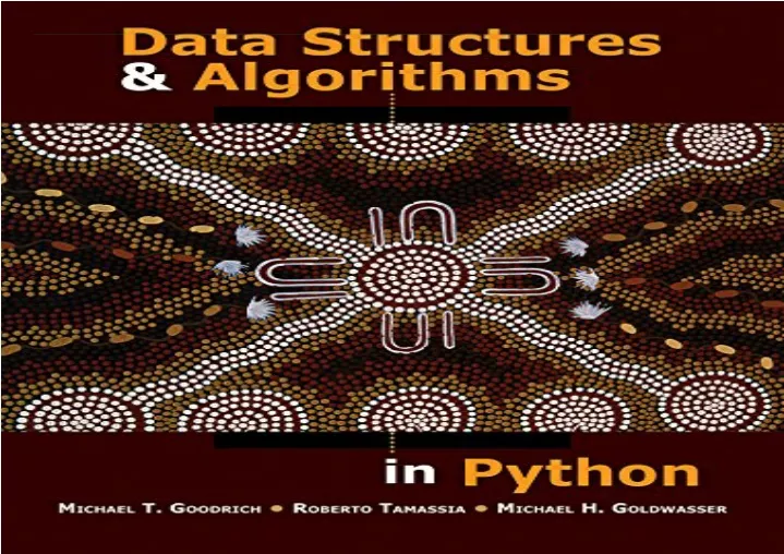 PPT - download Data Structures and Algorithms in Python full PowerPoint ...