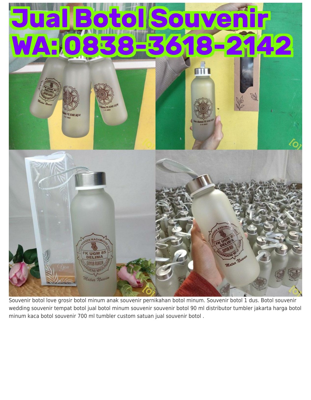 Ppt O838•3Ꮾi8•ᒿiԿᒿ Wa Botol Souvenir Hantaran Pernikahan Souvenir Botol 80 Ml Powerpoint 5947