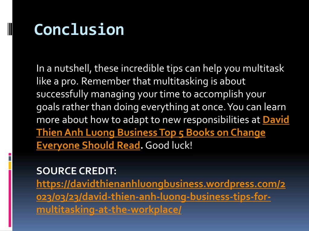 multitasking essay conclusion