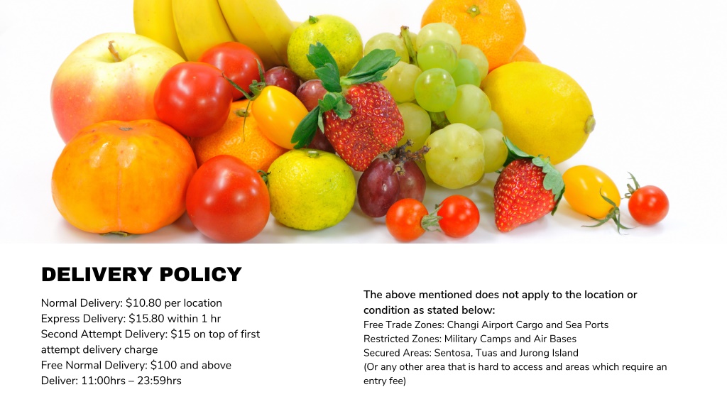 PPT Online Fruits Delivery Singapore PowerPoint Presentation, free