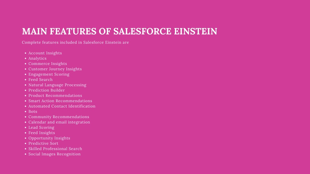 salesforce einstein presentation