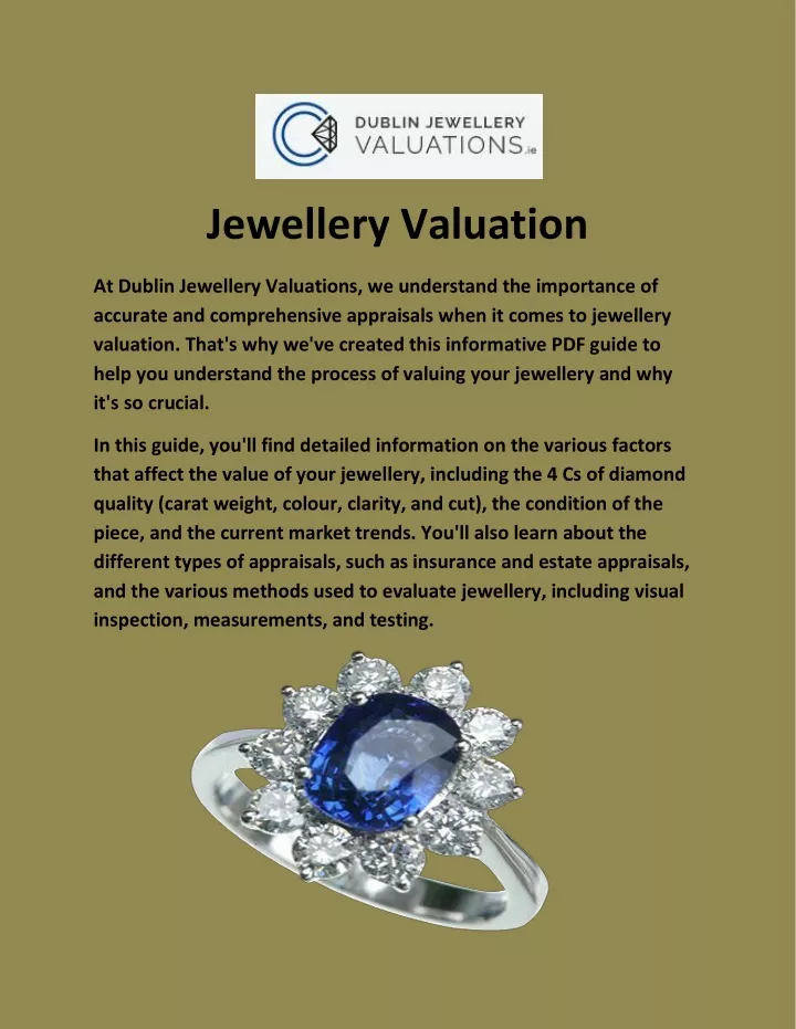 powerpoint presentation on jewellery