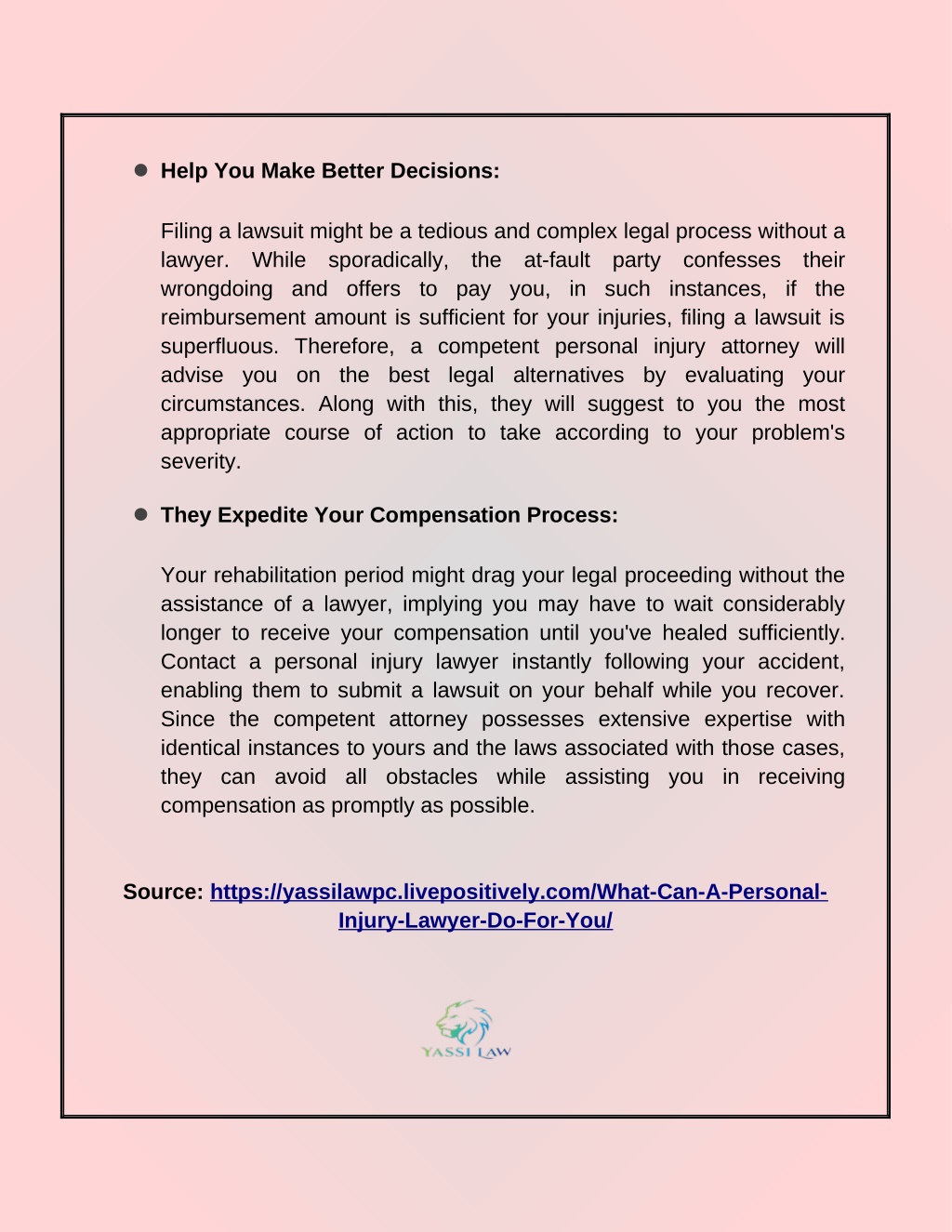 PPT - What Are The Benefits Of Hiring A Personal Injury Lawyer ...