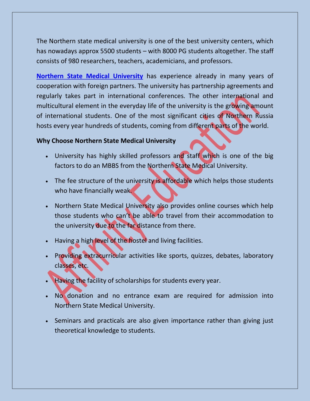 PPT Northern State Medical University Fee Structure And Ranking 