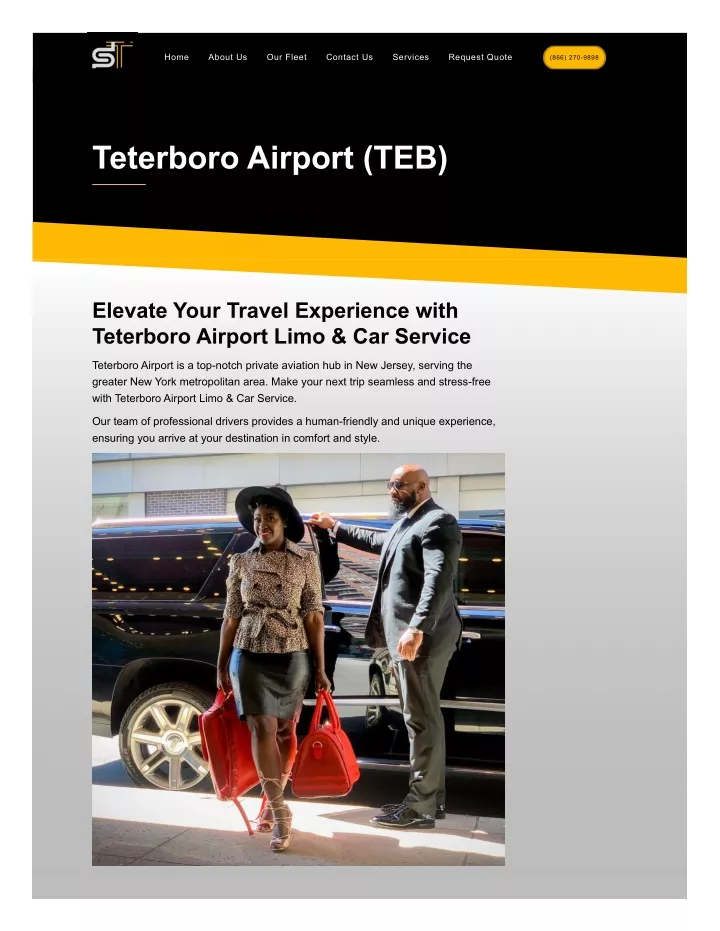 PPT Teterboro Airport car PowerPoint Presentation, free download ID