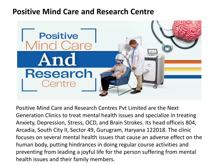 positive mind care & research centre