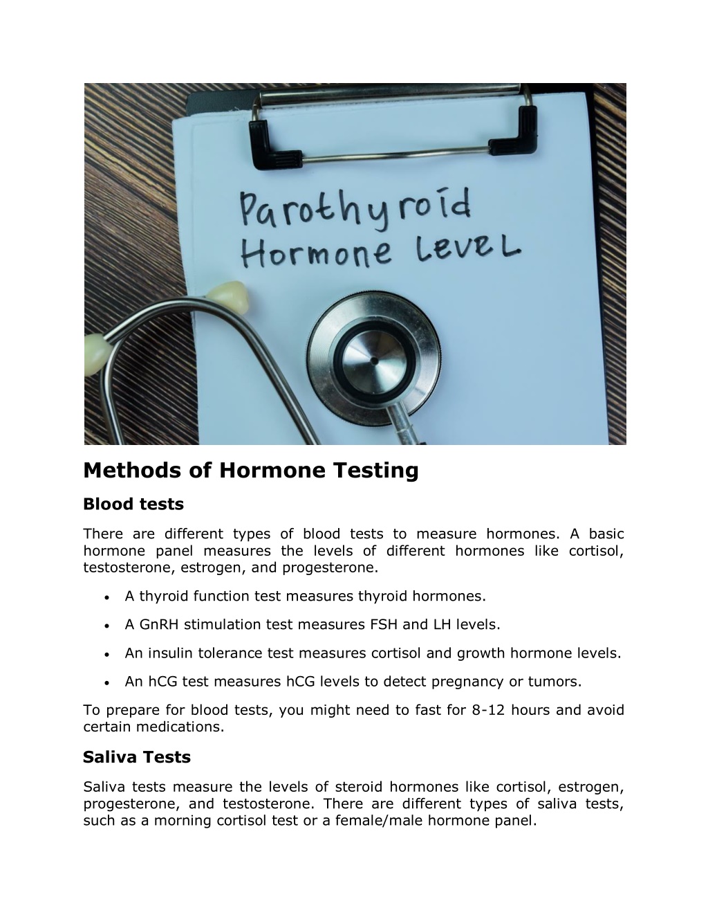 How Can You Check Your Hormone Levels