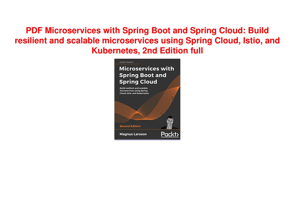 PPT - PDF Microservices With Spring Boot And Spring Cloud: Build ...