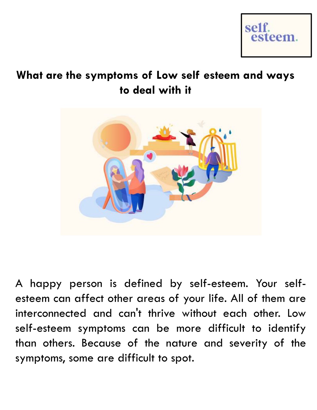 Ppt What Are The Symptoms Of Low Self Esteem And Ways To Deal With It Powerpoint Presentation