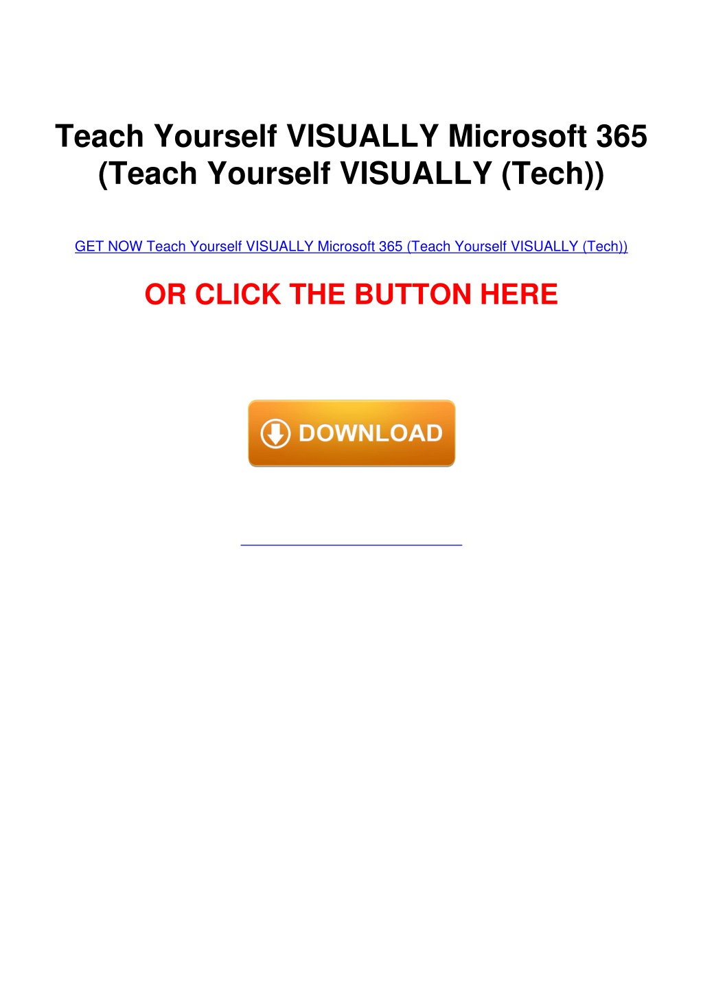 PPT - PDF/BOOK Teach Yourself VISUALLY Microsoft 365 (Teach Yourself ...