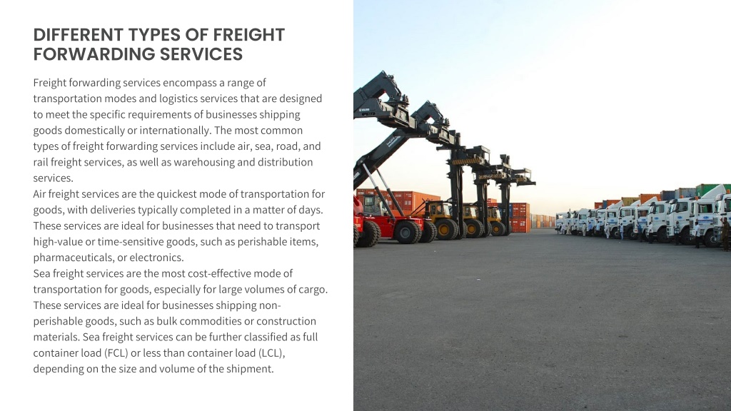 PPT - Everything You Need To Know About Freight Forwarding Services In ...