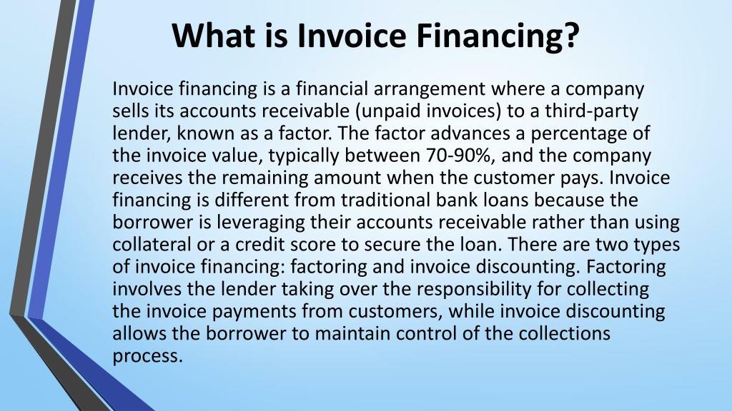 PPT - The Ultimate Guide To Invoice Financing: Everything You Need To ...