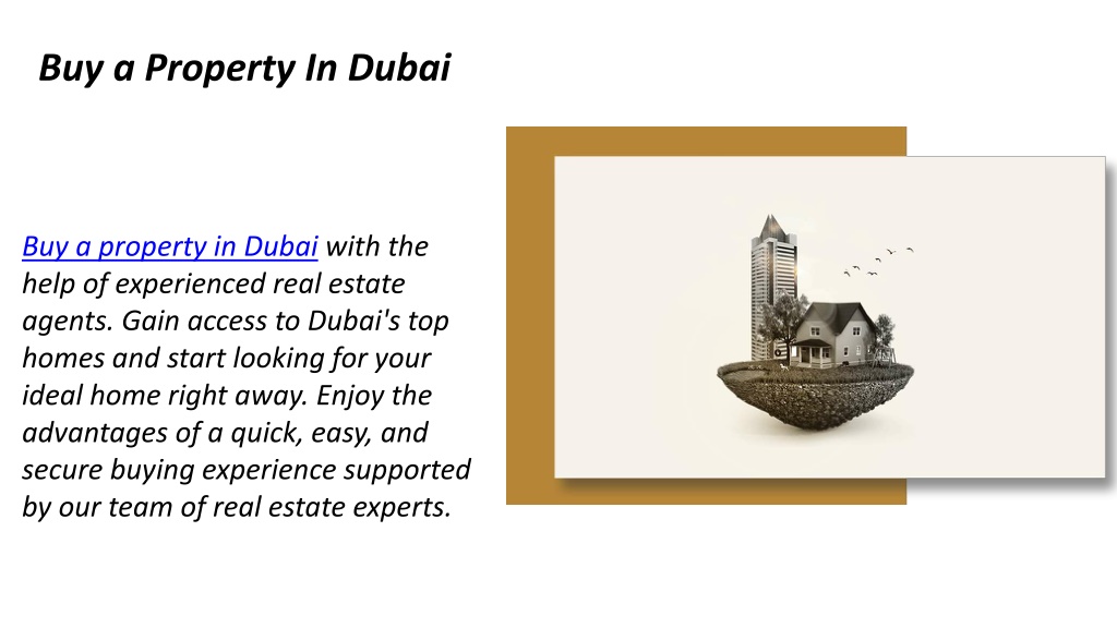 PPT - Buy a Property In Dubai PowerPoint Presentation, free download ...