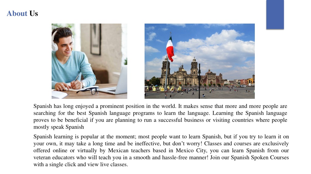 PPT - Spanish Lessons Online | Learnspanishinmexicocity.online ...