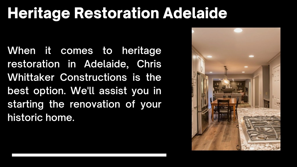 PPT Heritage Restoration Adelaide PowerPoint Presentation, free