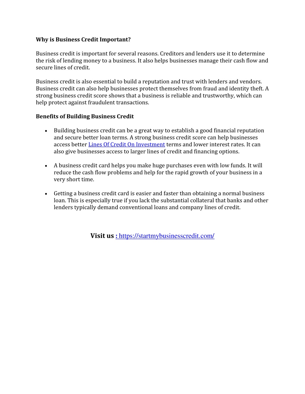 PPT Why Is Business Credit Important PowerPoint Presentation Free 