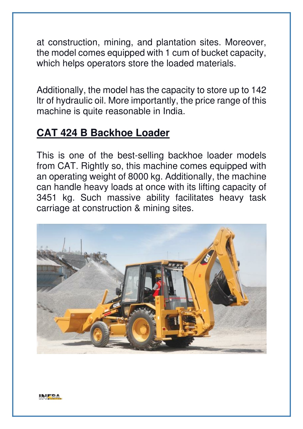 PPT - How Do Backhoe Loaders Facilitate Mining & Construction Tasks ...