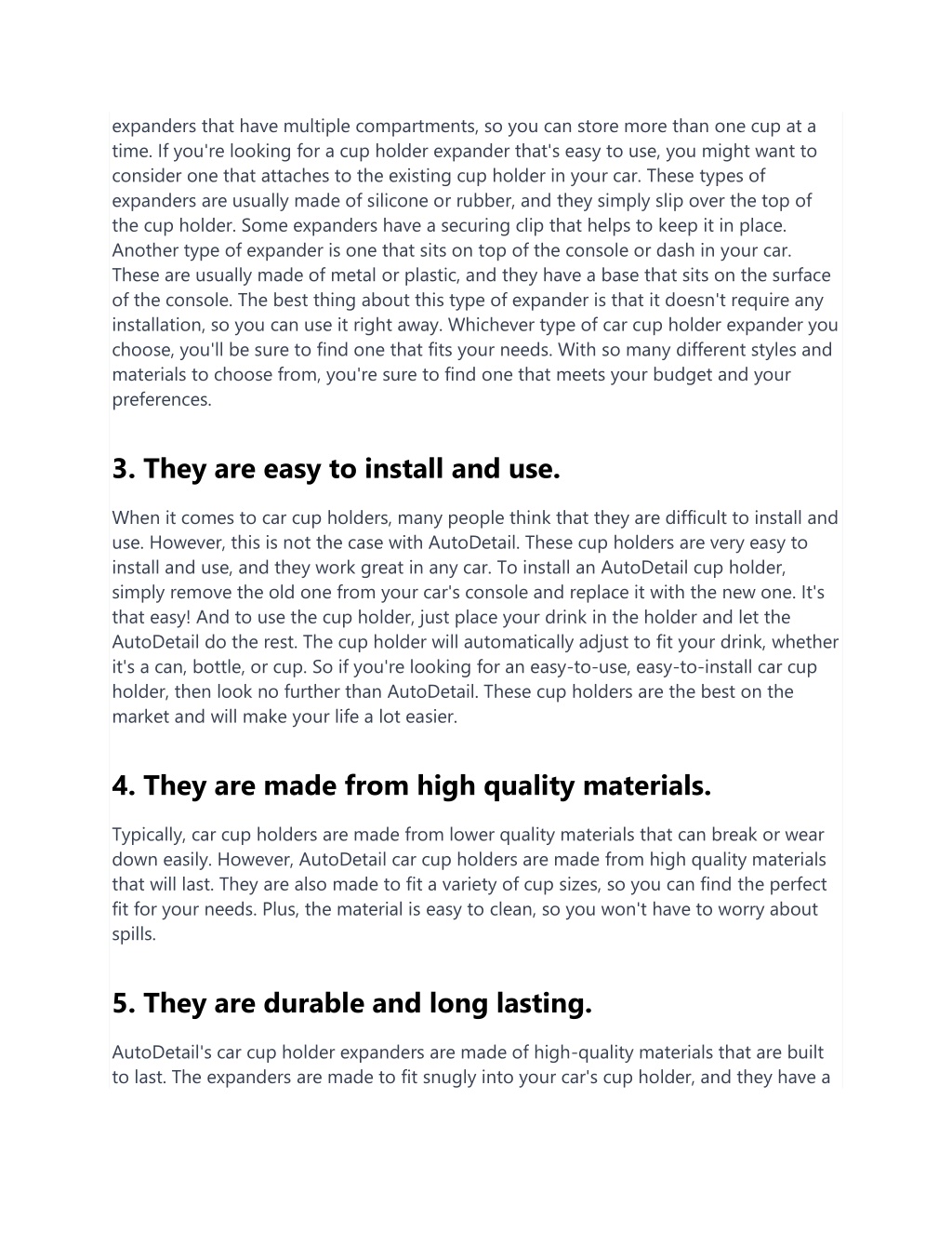 PPT best car cup holder expanders PowerPoint Presentation, free