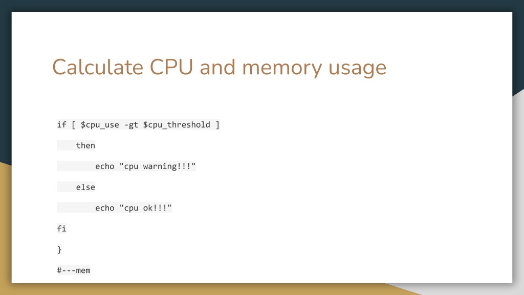ppt-shell-script-to-get-cpu-memory-utilization-powerpoint-presentation-id-12074315