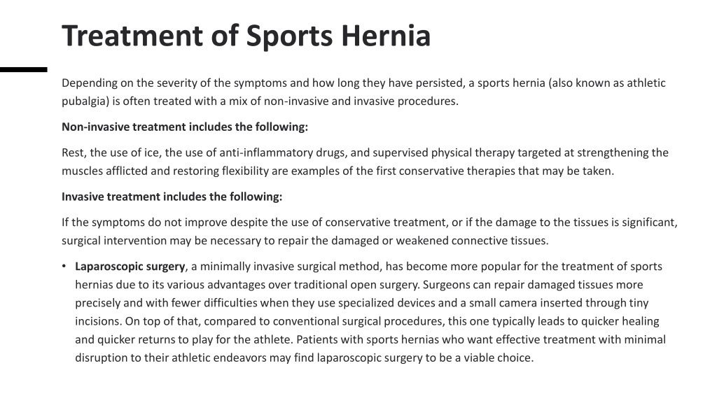 PPT Sports Hernia Causes, Symptoms, and Treatment PowerPoint