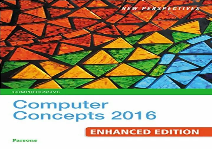 PPT download New Perspectives Computer Concepts 2016 Enhanced