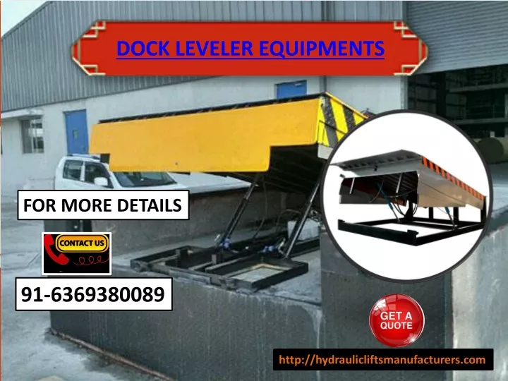 PPT - Dock Leveler Equipments Bangalore, Coimbatore, Madurai, Erode ...